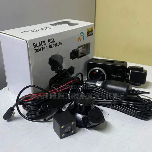 Quality 3 Channel Dash Camera 1296P Full HD Dual Lens Car Dash Camera
