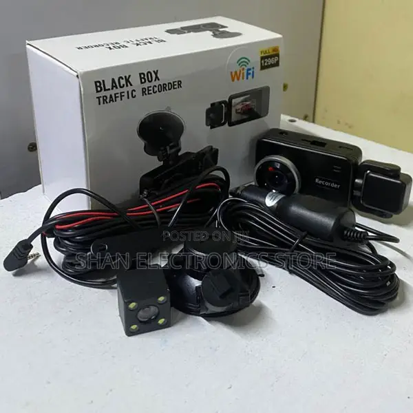 Quality 3 Channel Dash Camera 1296P Full HD Dual Lens Car Dash Camera
