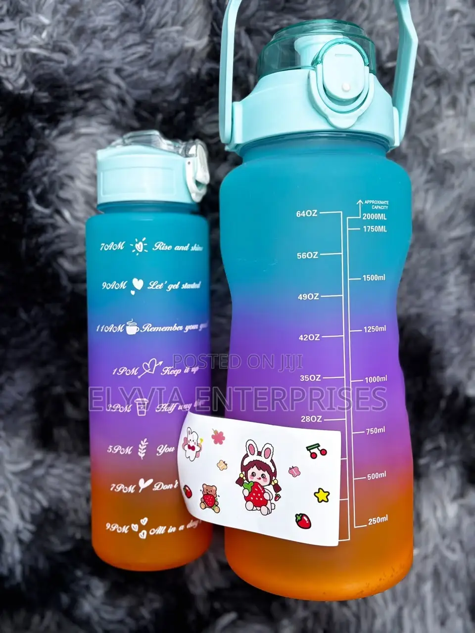 Motivational 2-in-1 Bottle