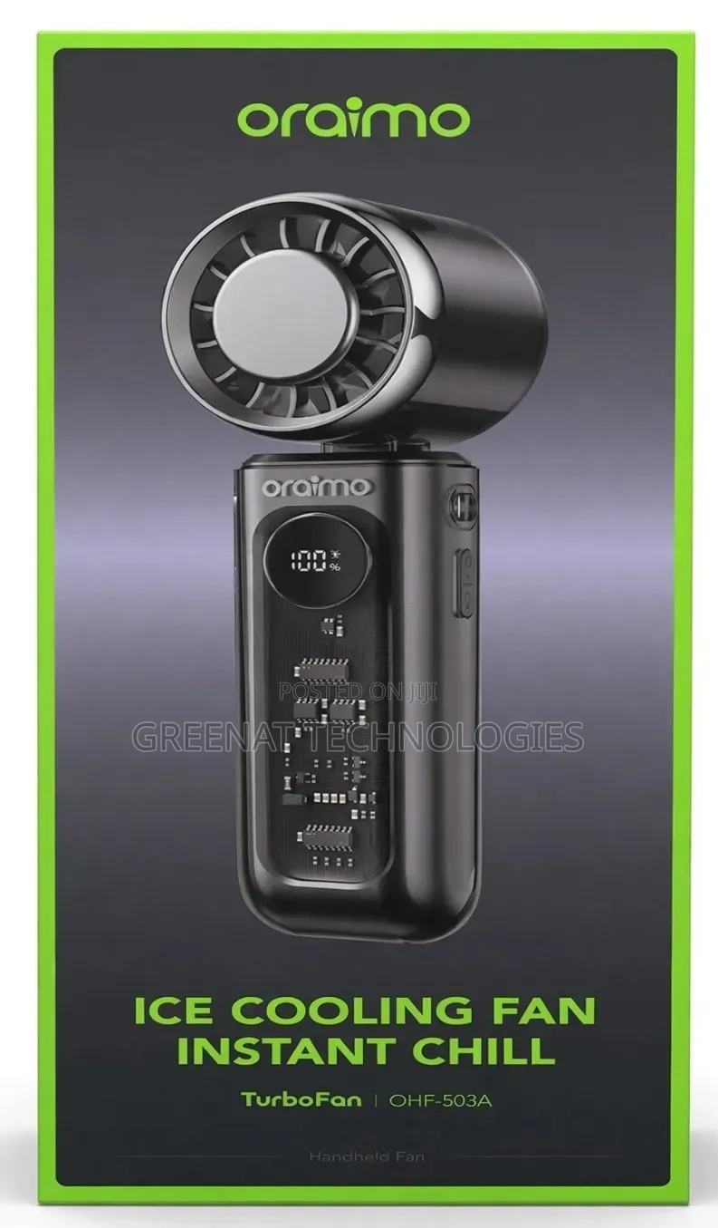 Oraimo TurboFan Rechargeable Foldable Handheld Fan