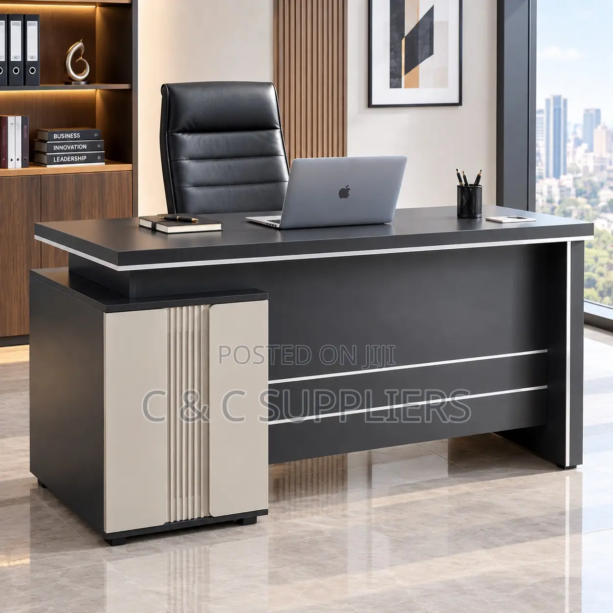 Imported Advanced Work Desk With Drawers