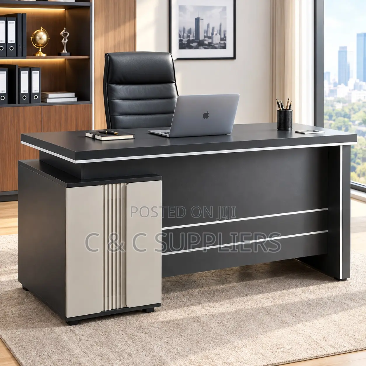 Imported Advanced Work Desk With Drawers