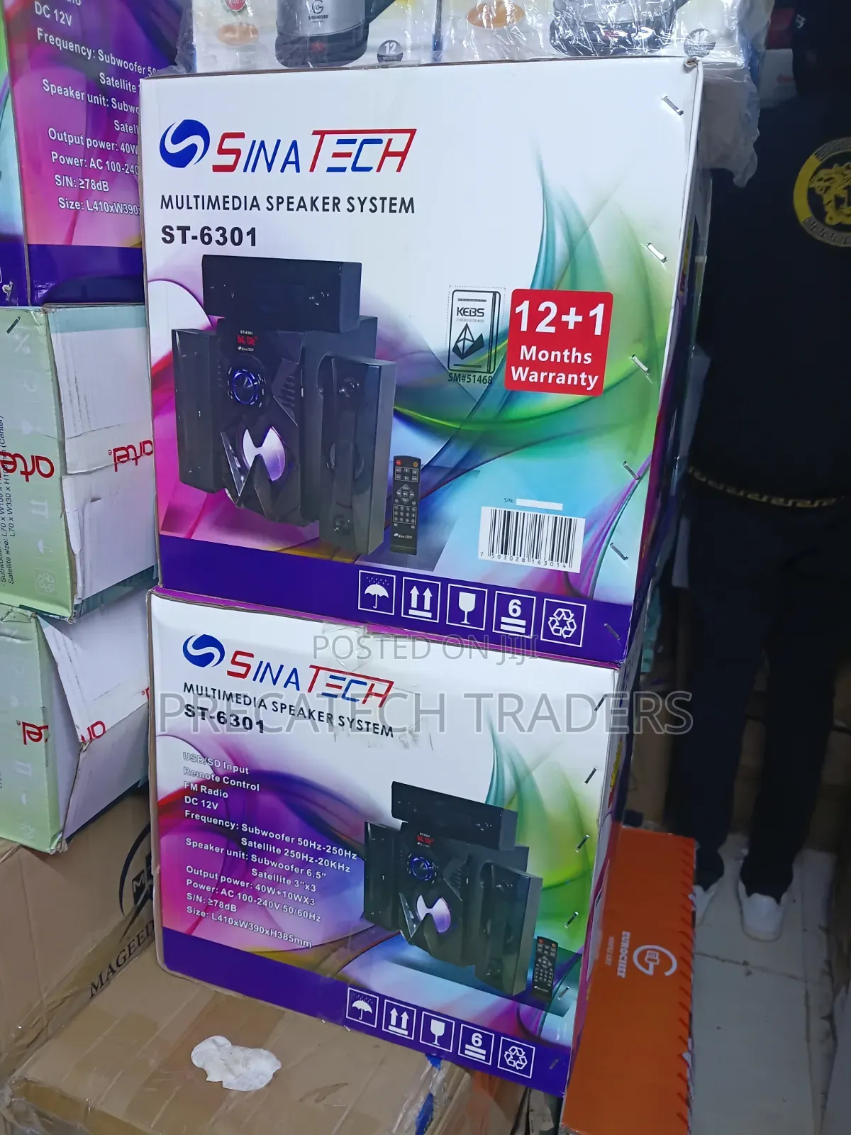 20,000W PMPO Sinatech ST-6301 Woofer – Super Bass