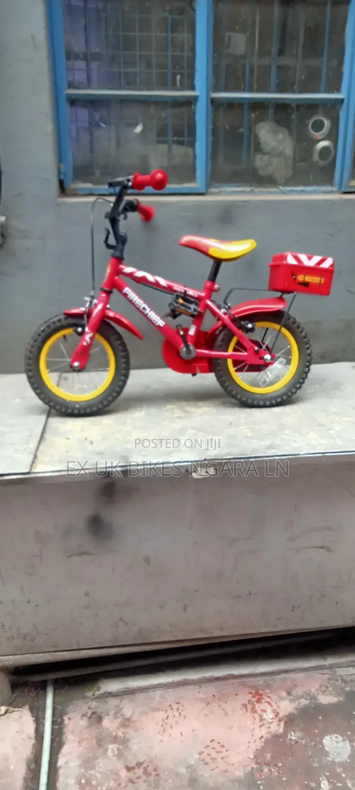 Ex Uk Size 12 Fire Chief Kids Bike for 2-3 Yr Old