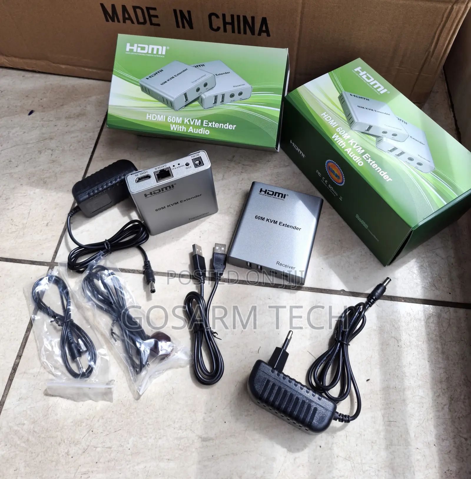 60m Hdmi KVM Signal Extender –USB KVM Audio Support