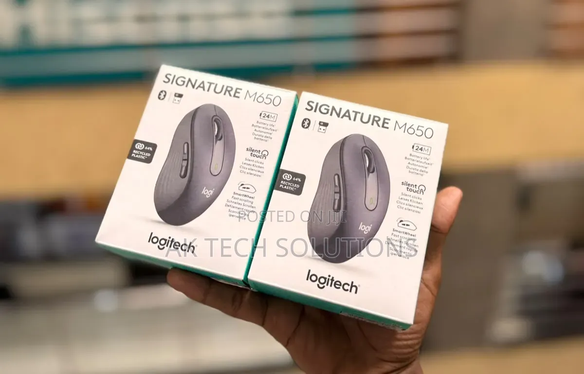 Logitech Signature M650 Wireless Mouse 
Bluetooth and Dongle