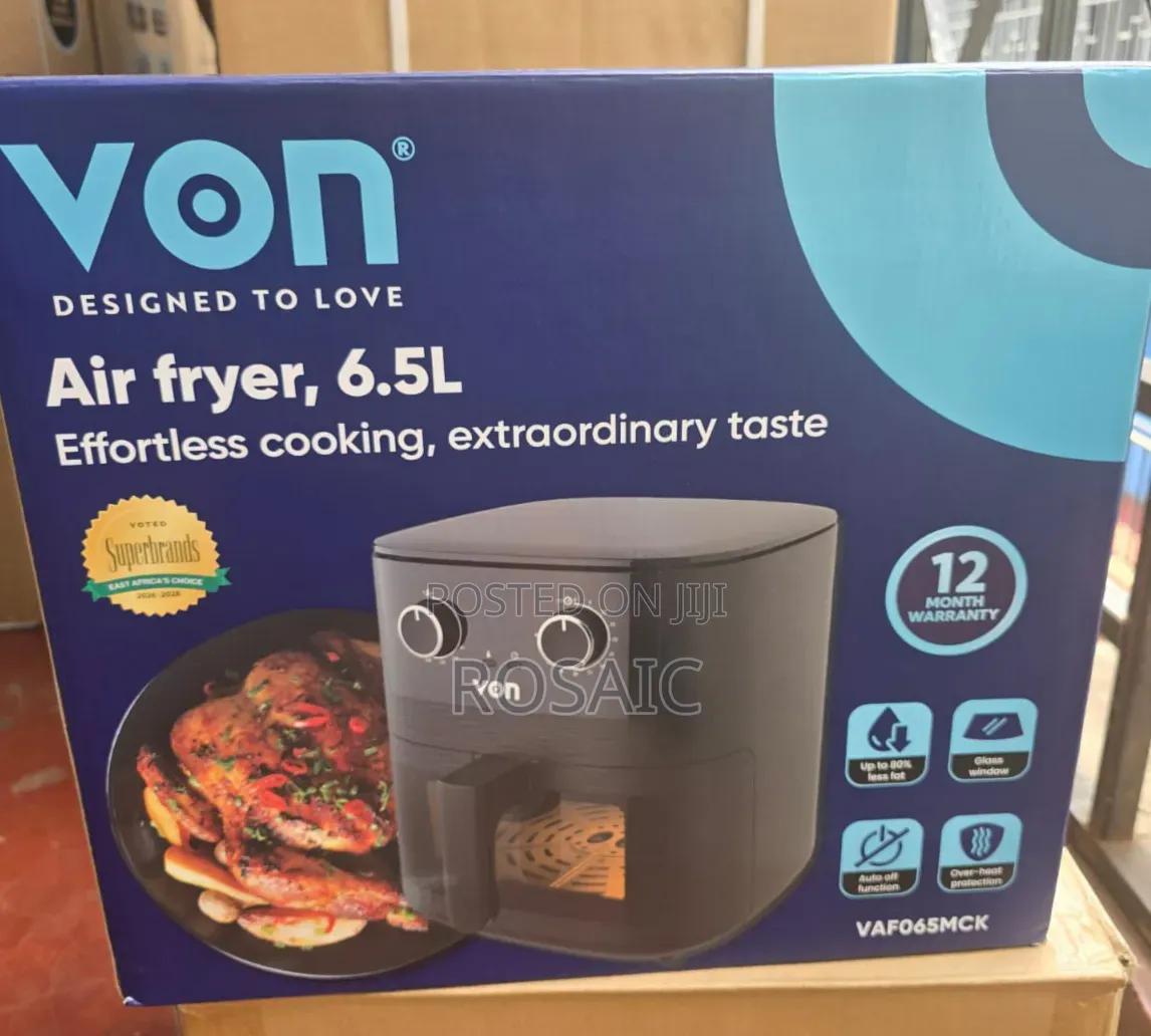Von 6.5L Digital Air Fryer – Up to 80% Less Fat