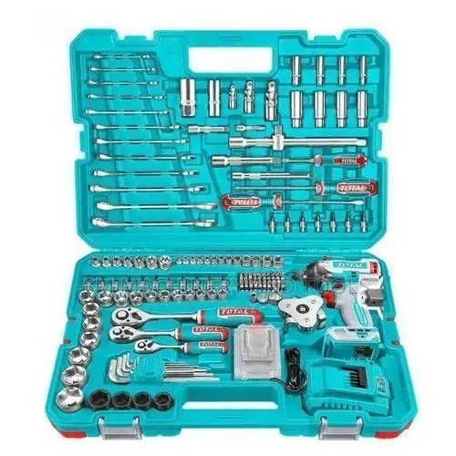 Total THKTHP PCS Cordless Impact Wrench Toolsset