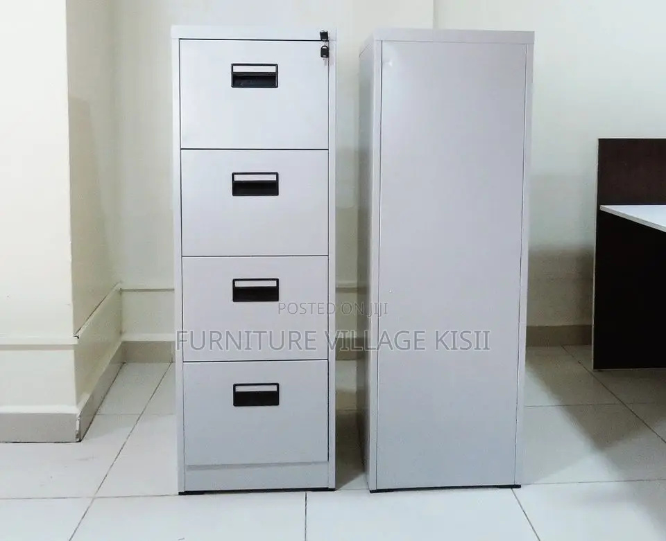 4-Drawer Metallic Filing Cabinet