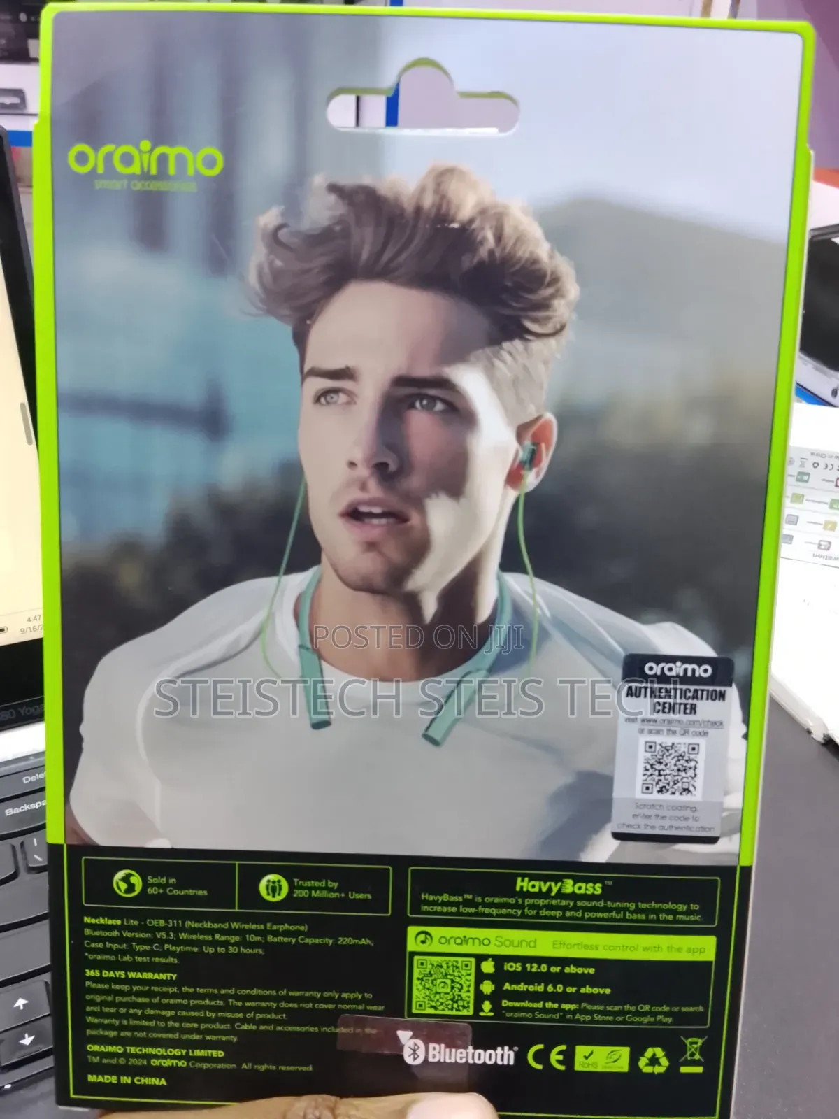 Green Oraimo Necklace Lite OEB_311