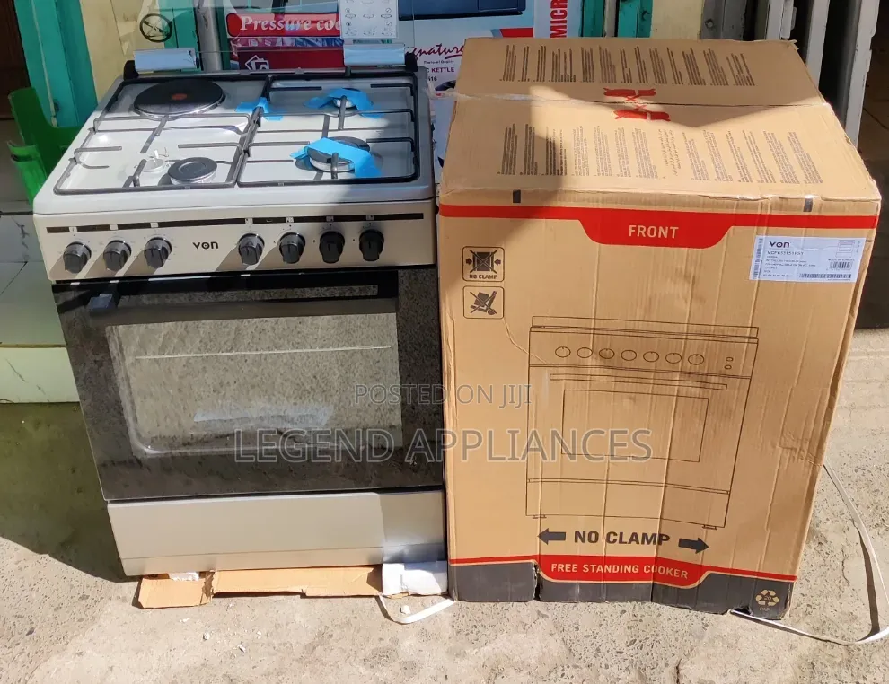 Von 3 Gas+1 60by 55 Cm Standing Cooker