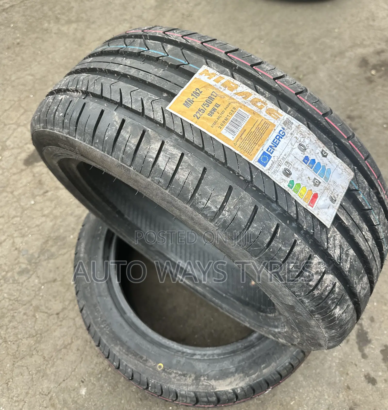 225/50r17 Mirage Tyre