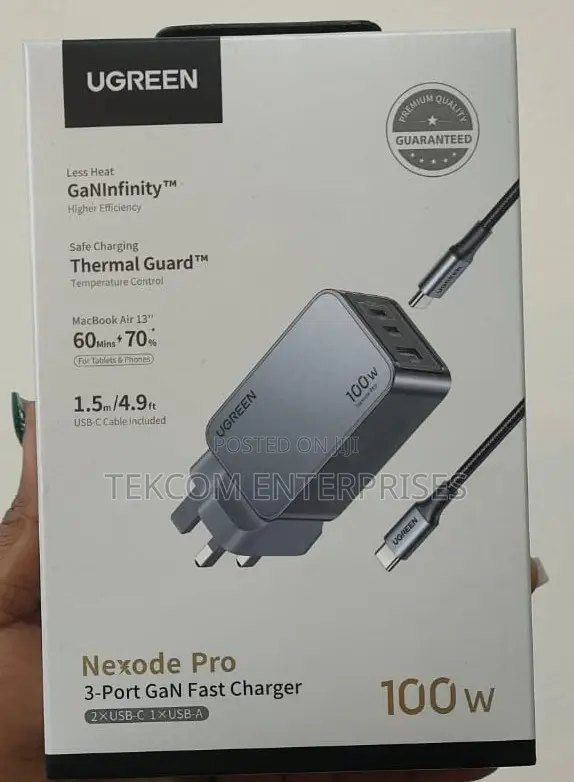 UGREEN Nexode Pro 100W 3-Port GaN Fast Charger