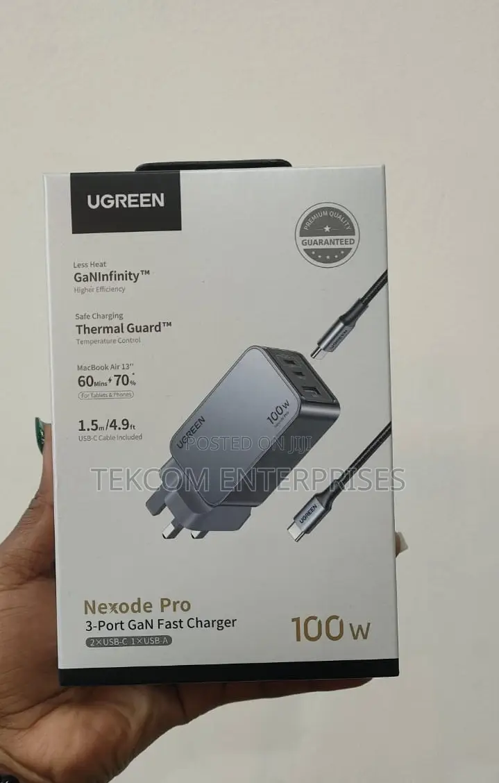 UGREEN Nexode Pro 100W 3-Port GaN Fast Charger