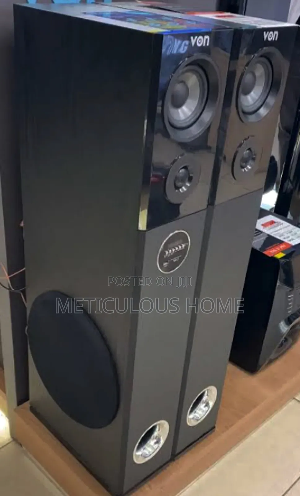 Von 2.0CH Bluetooth - Active Speakers 240W Tall Boy Subwoofer
