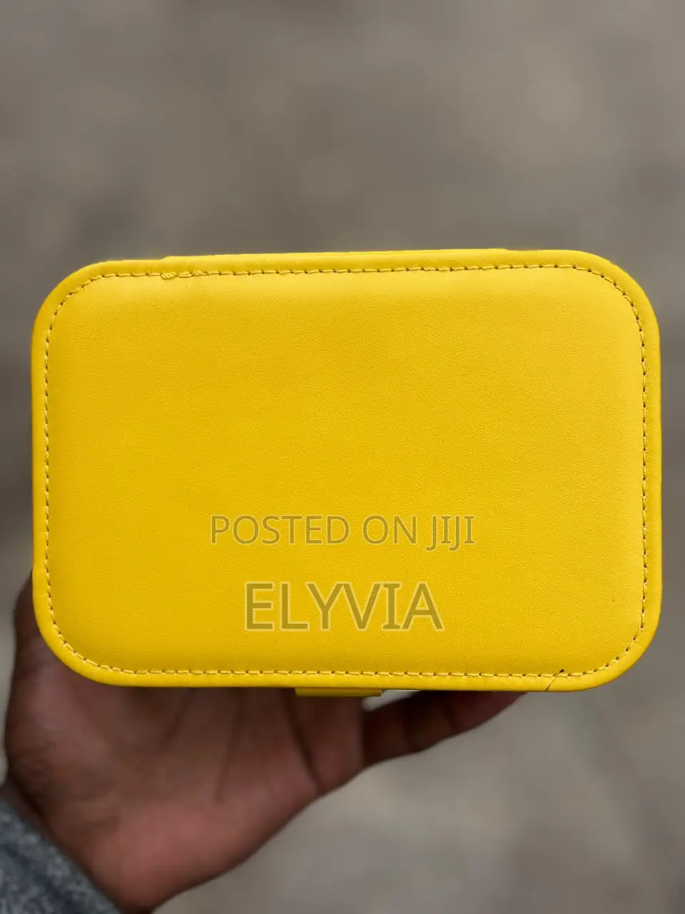 Yellow Jewelry Box