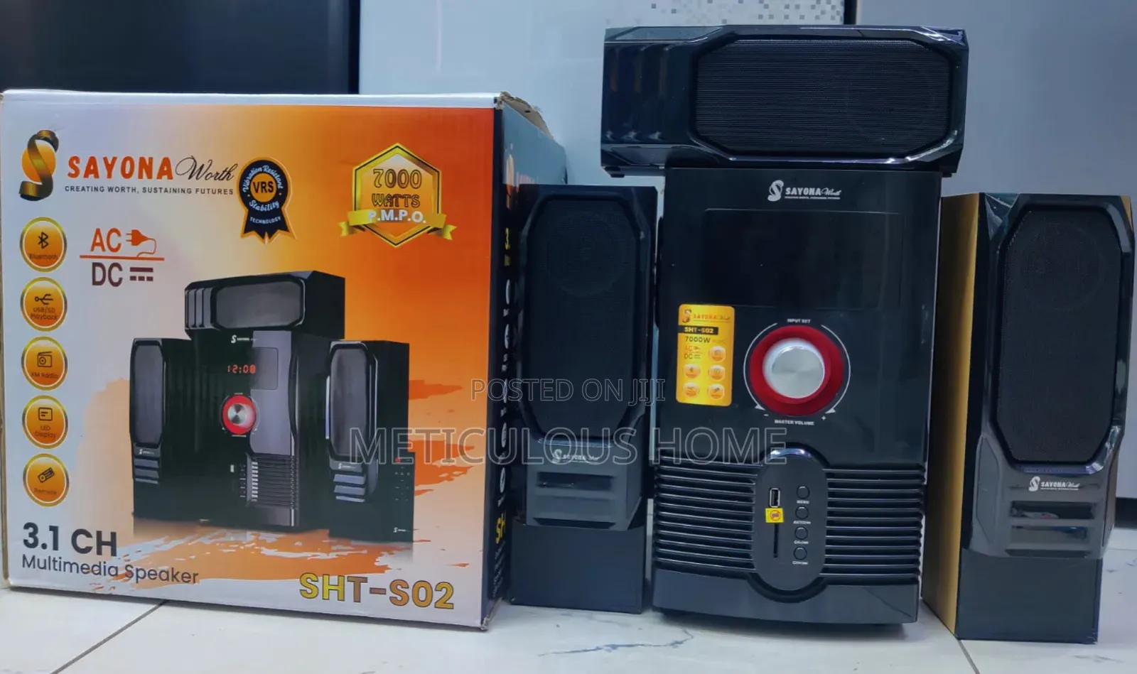 Sayona Worth SHT S03/ 02 3.1 Channel - AC-DC Multimedia Sub-Woofer