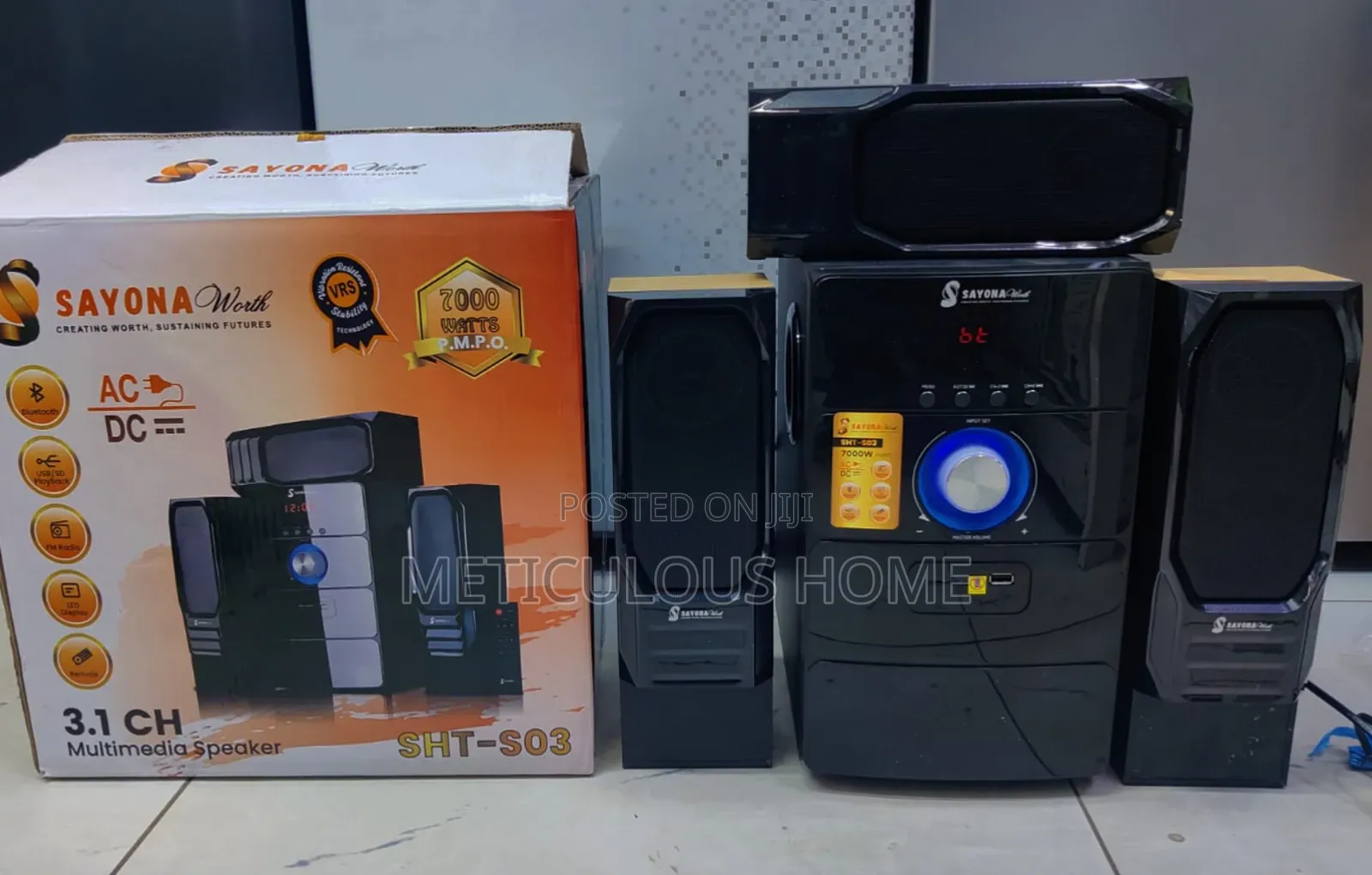 Sayona Worth SHT S03/ 02 3.1 Channel - AC-DC Multimedia Sub-Woofer