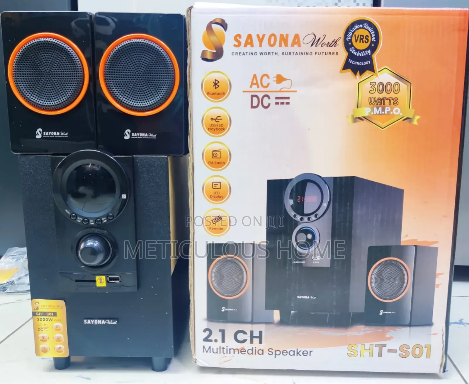 Output Power-30watts - Sayona Worth SHT-S01 2.1 Channel