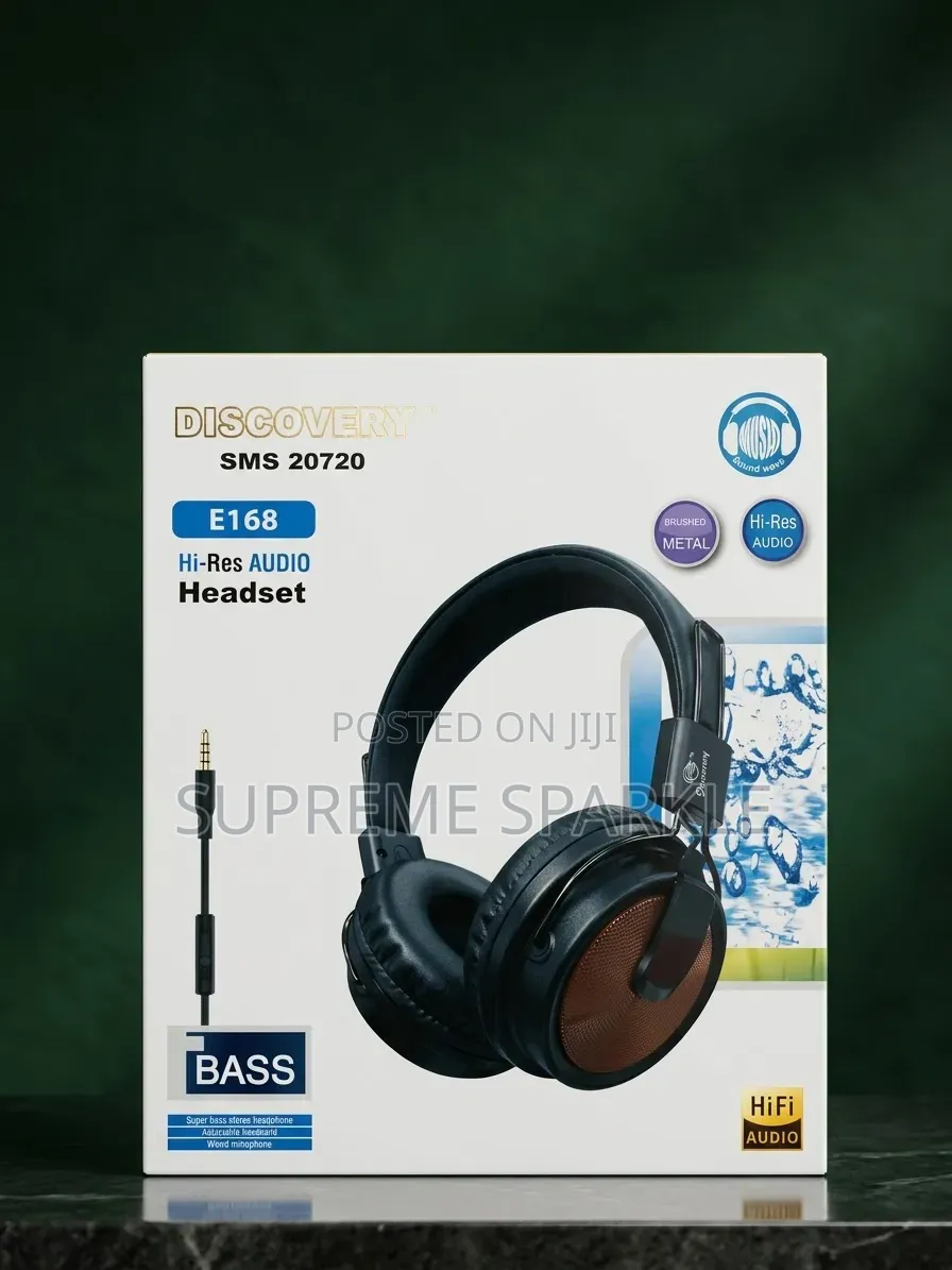 Headphones DISCOVERY E168 Wired Over-Ear Aux 3.5mm