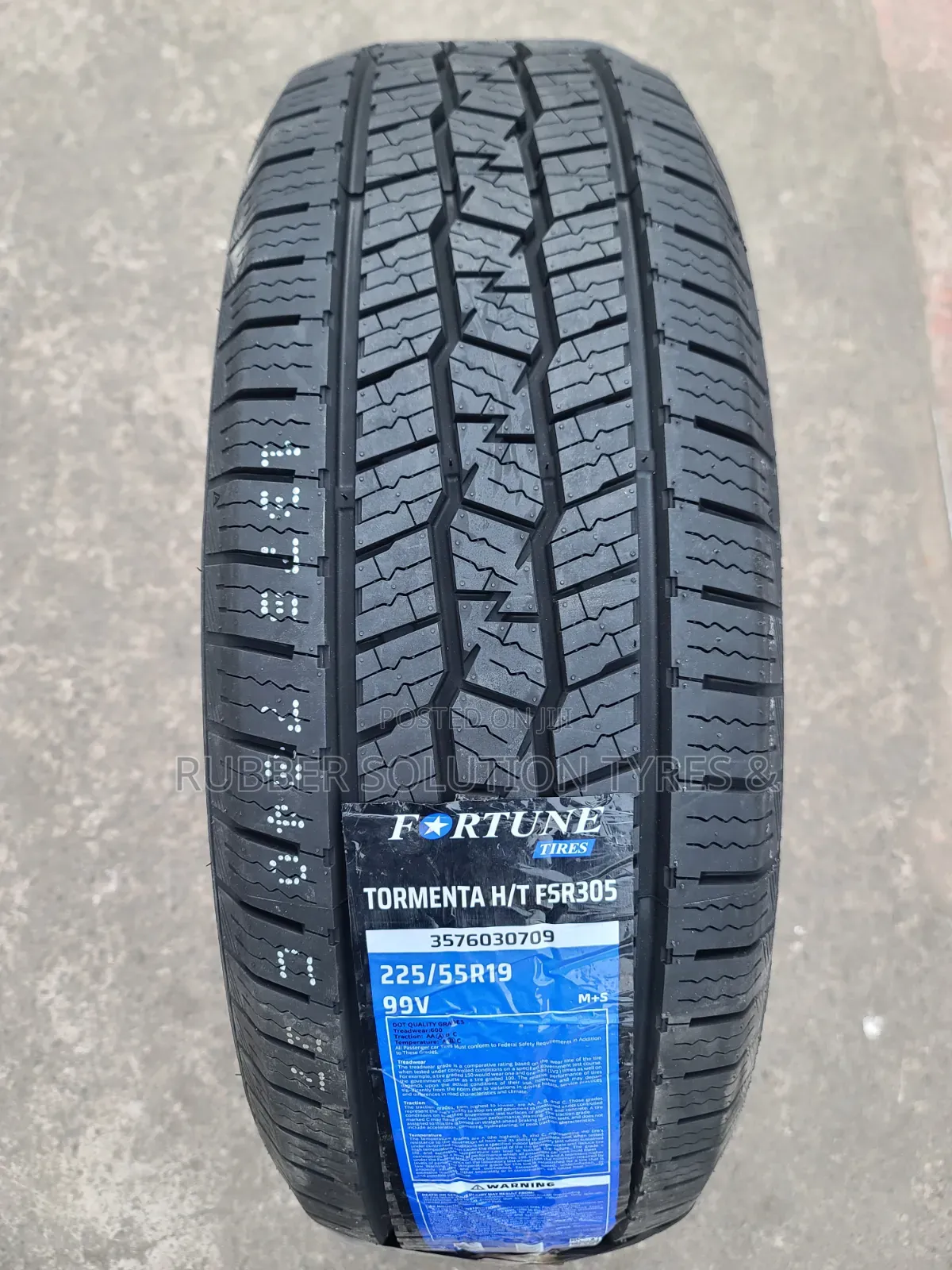 225 /55 R19 Fortune Tires 99v Tormenta H/T FSR-305 Made in Thailand