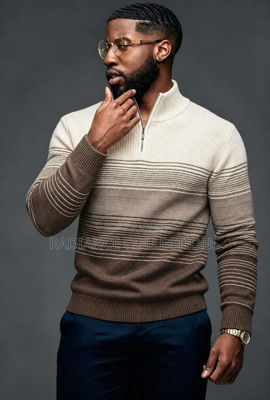Men Quata Zip Sweaters ( Sizes L-4xl)