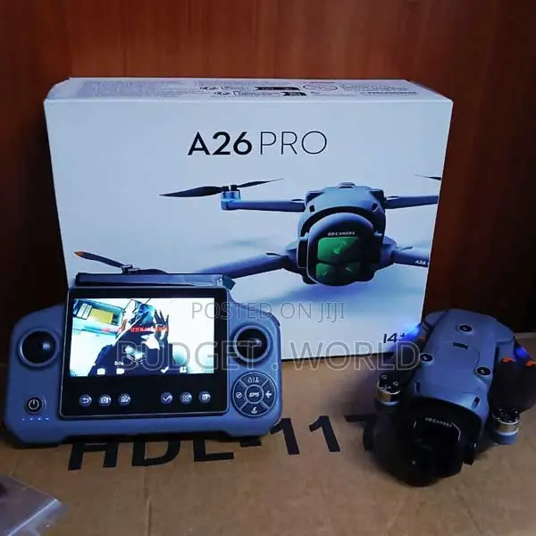 4.5 Inch Screen Remote Controller GPS Drone With UHD Cam A26