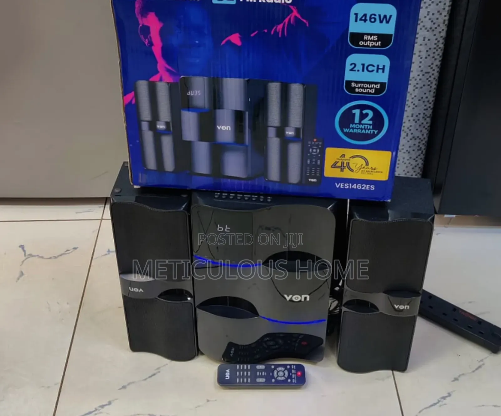 Von Woofer 2.1ch Sub-Woofer - 146Watts (VES1462ES)