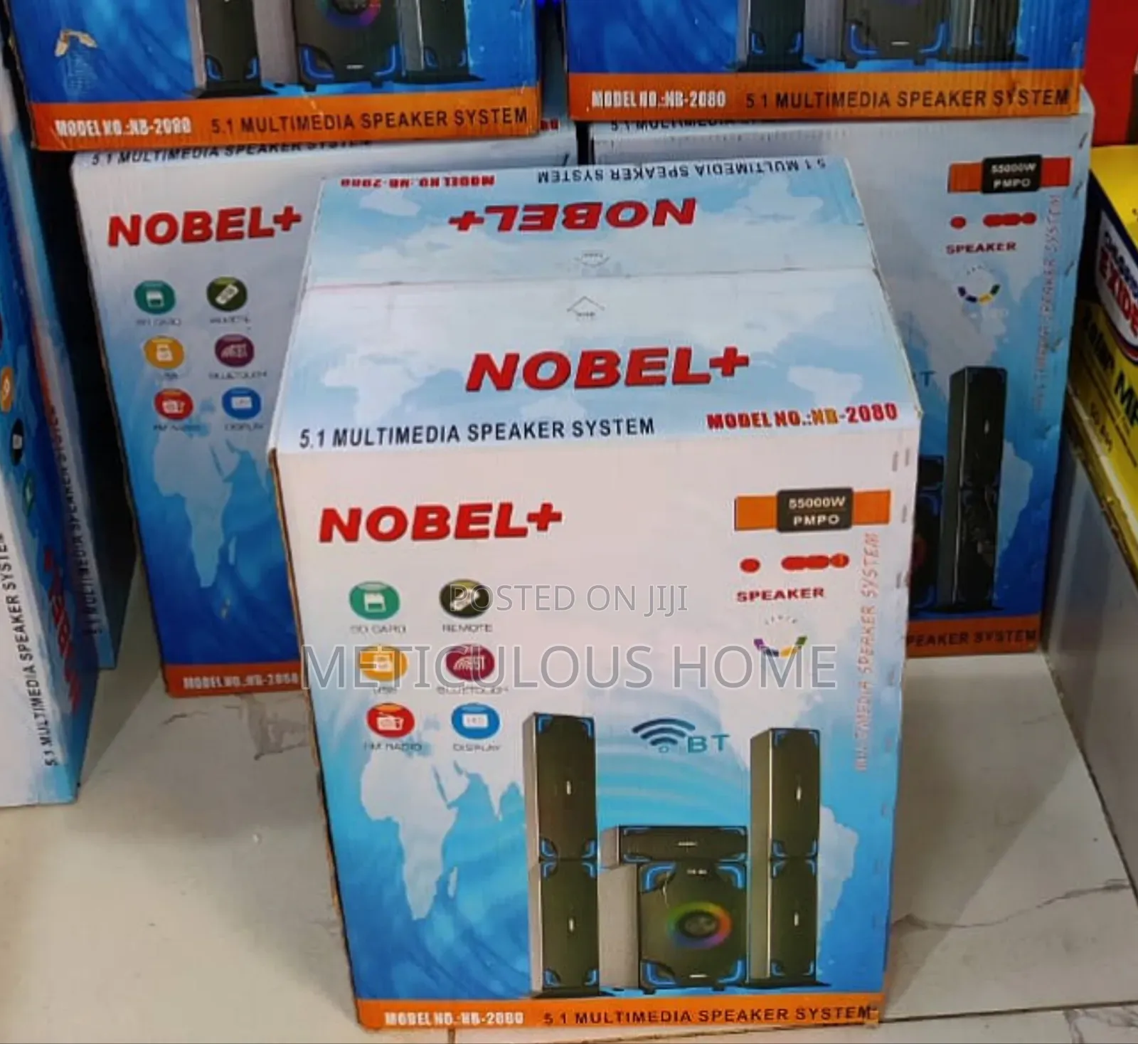 Nobel Sub-Woofer 5.1Ch - NB-2080 Multimedia Speaker System