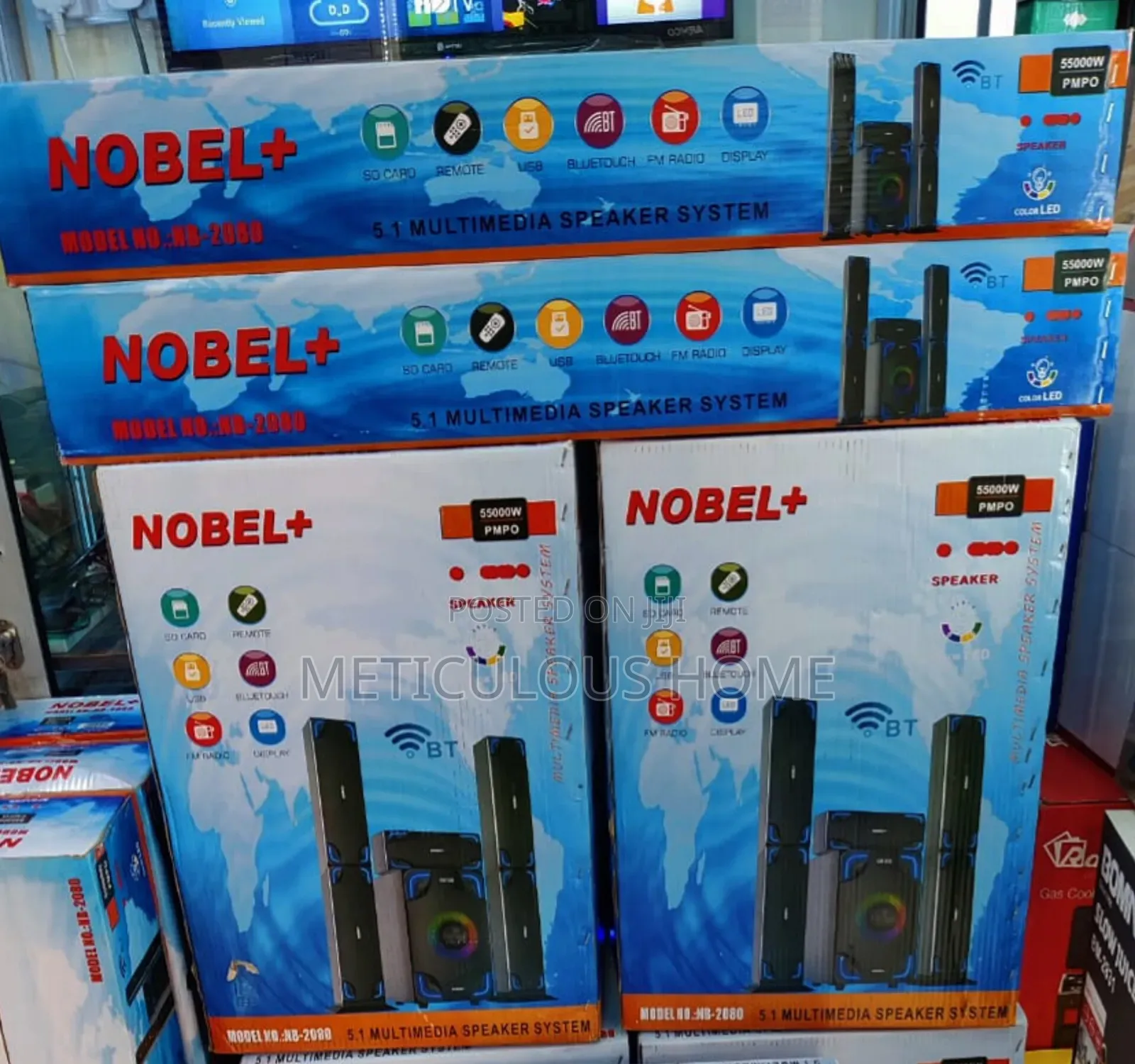 Nobel Sub-Woofer 5.1Ch - NB-2080 Multimedia Speaker System