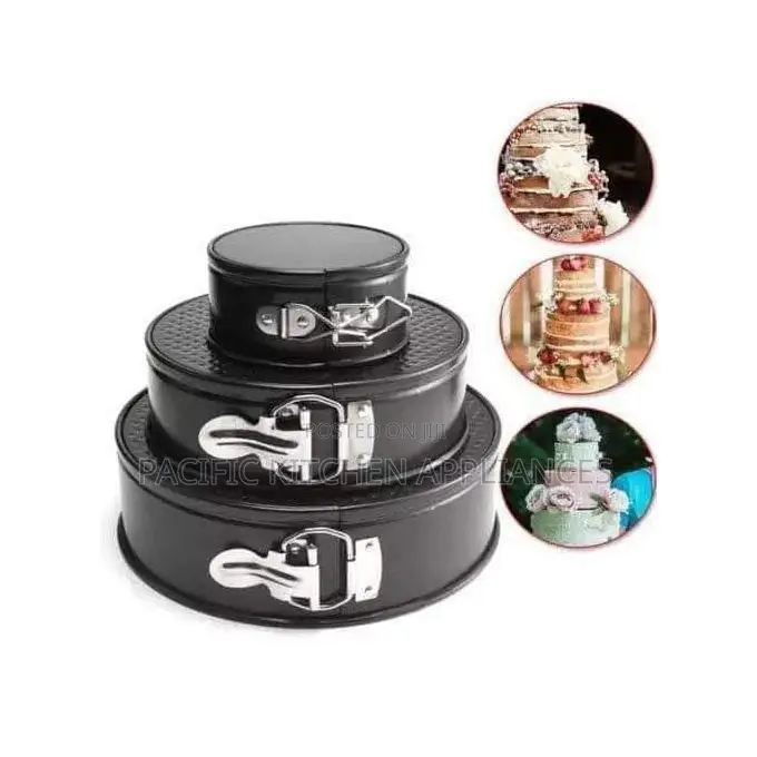 3 PCS Set Cake Mold Baking Tin