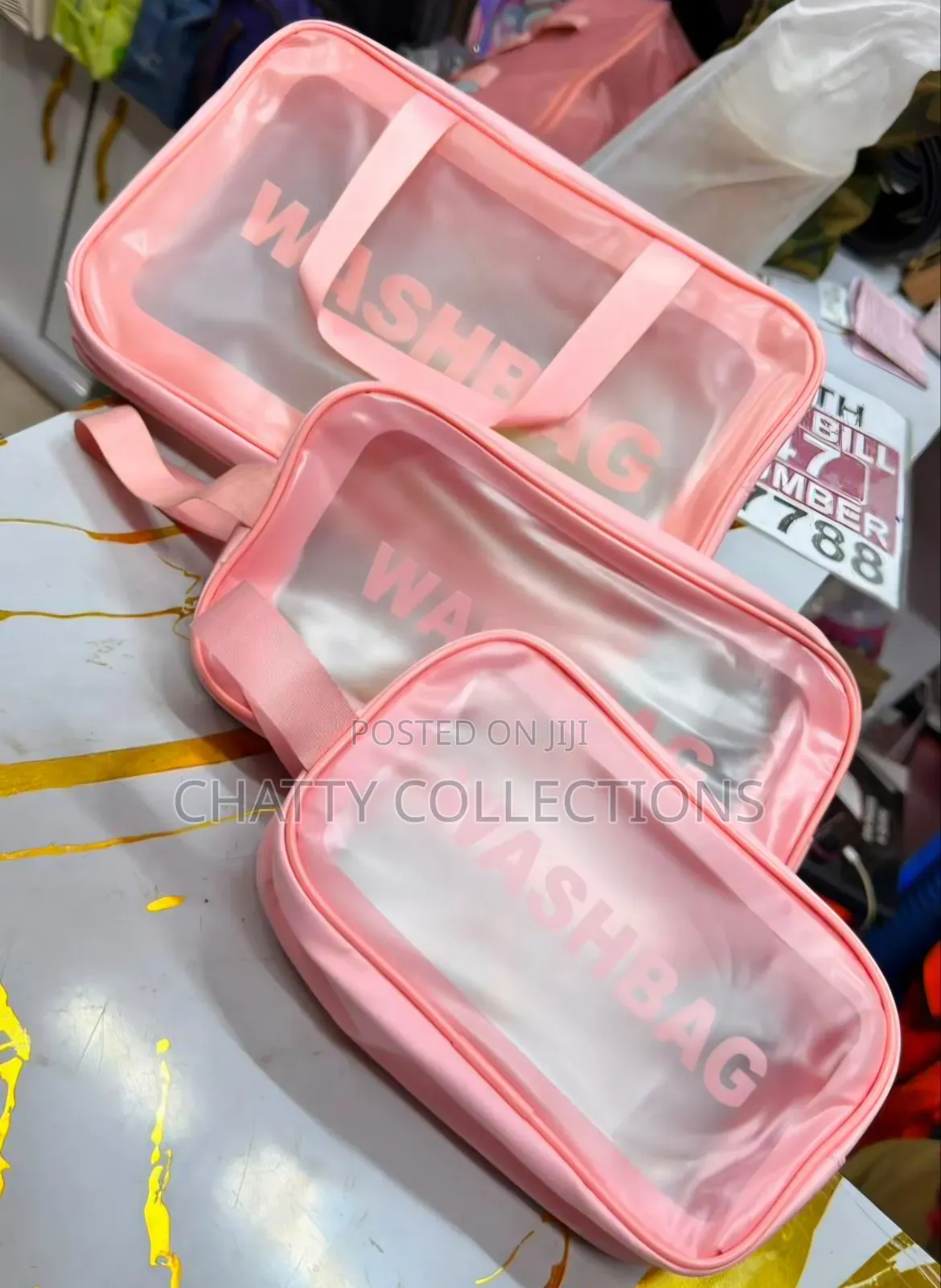 3 in 1 Transparent Wash Bag