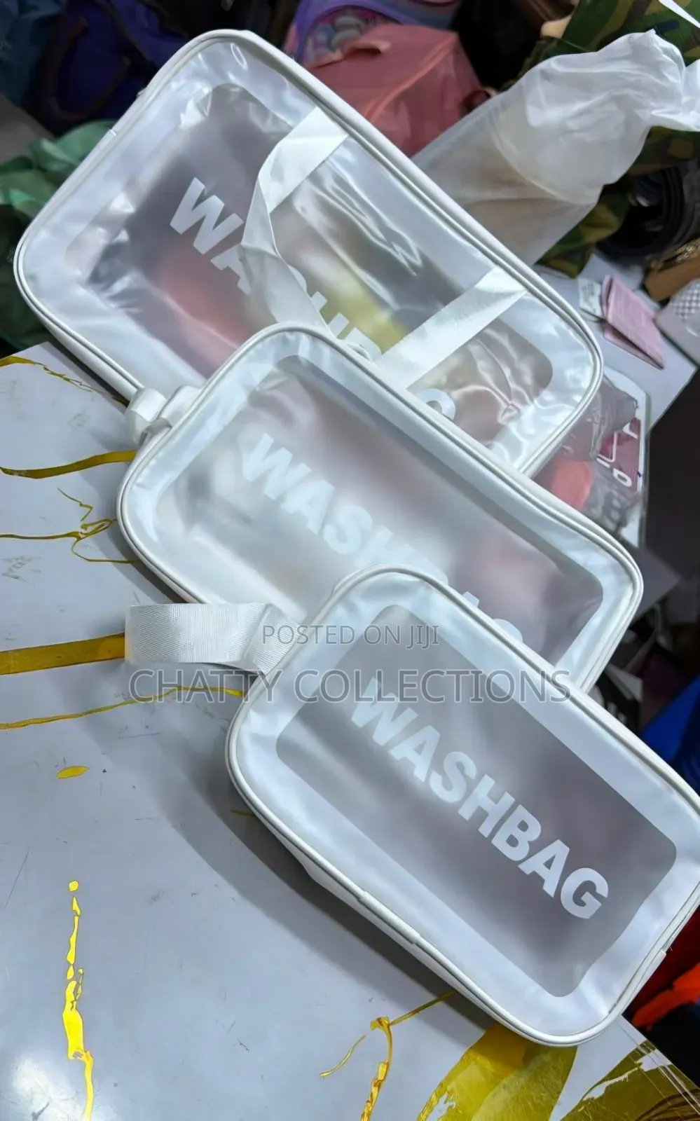 3 in 1 Transparent Wash Bag