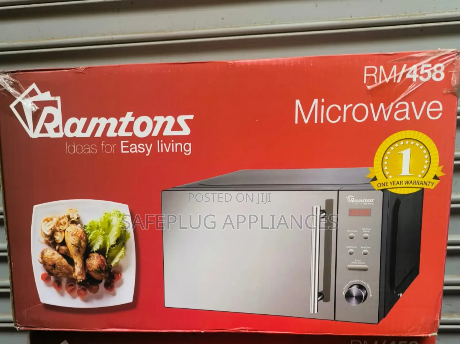 Ramtons RM/458 20L Microwave Oven– Digital Glass Kitchen Appliance
