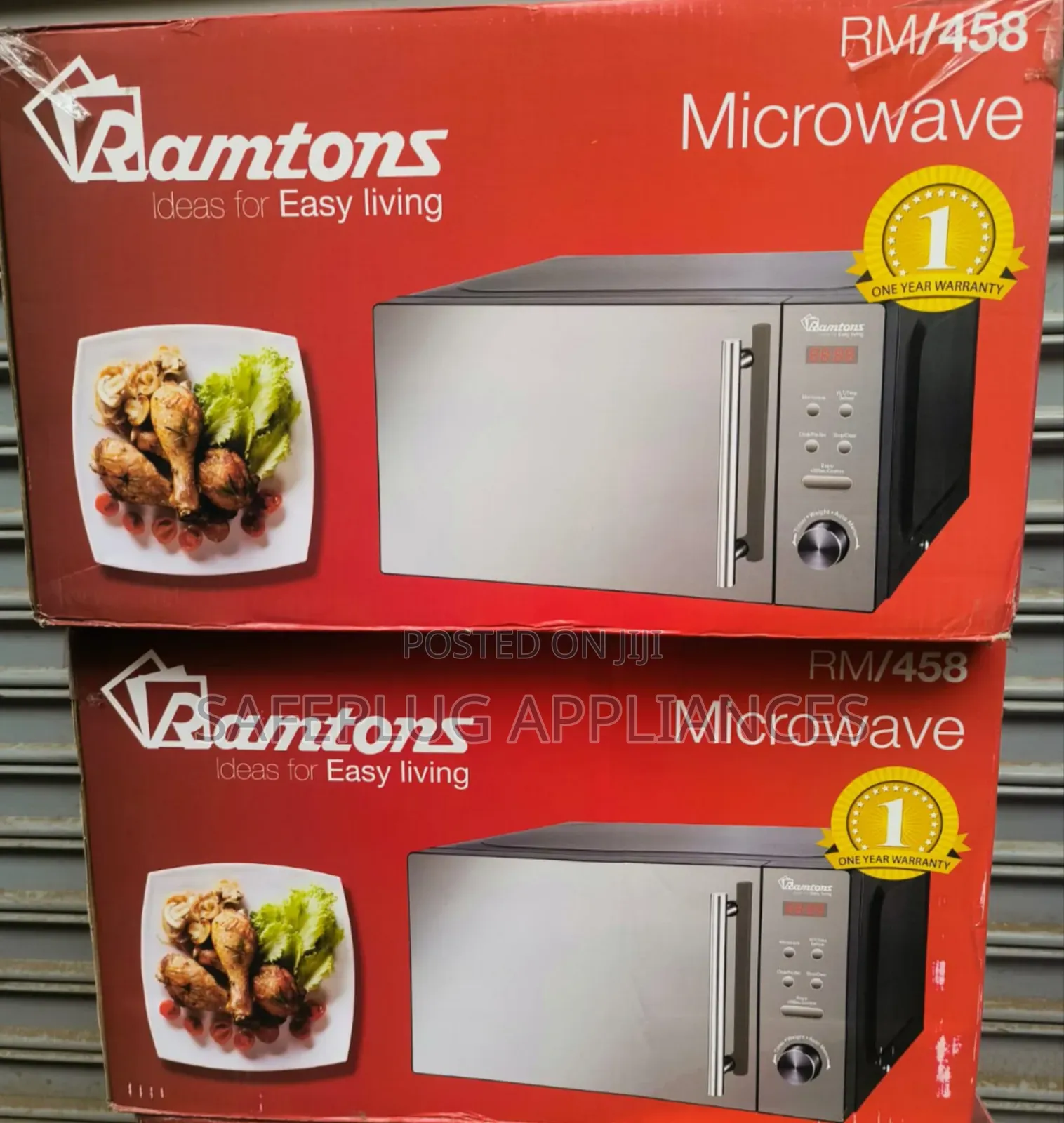 Ramtons 20L Digital Microwave RM/458 – 700W Glass Microwave Oven