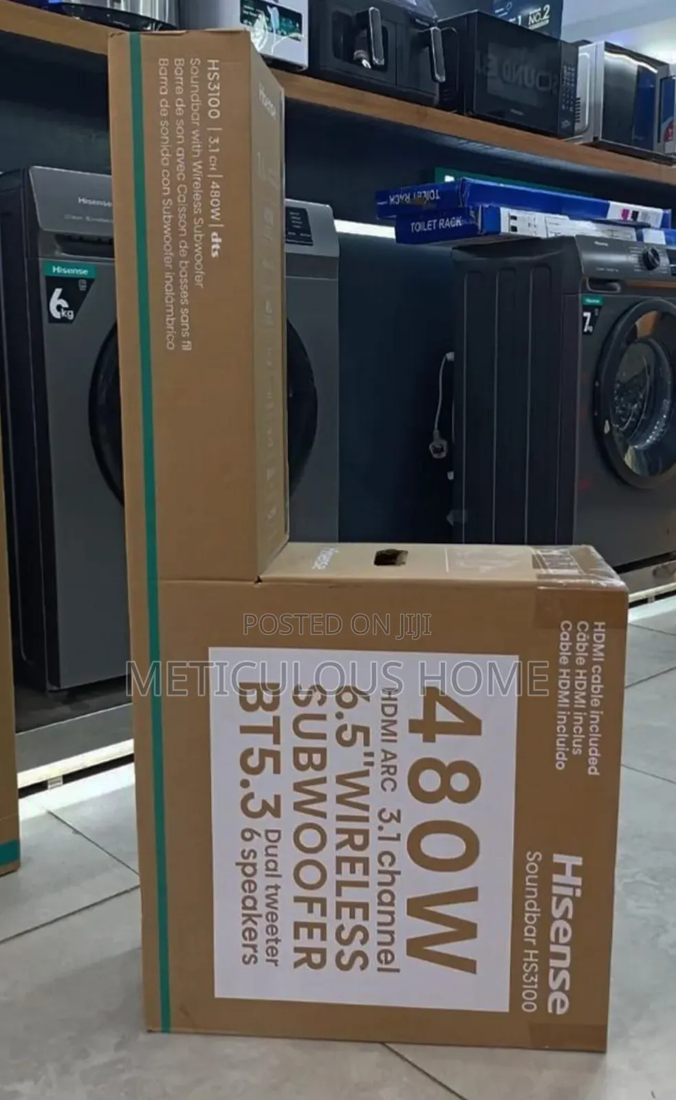 Hisense Soundbar 3.1 HS3100 480Watts Wireless