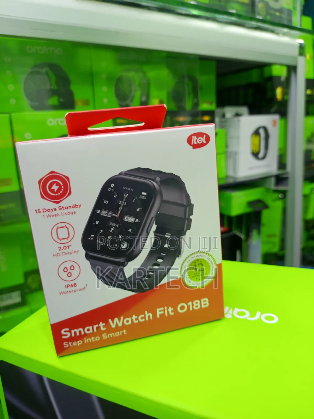 Itel Smart Watch Fit O18B Bluetooth Fitness Sports Watch
