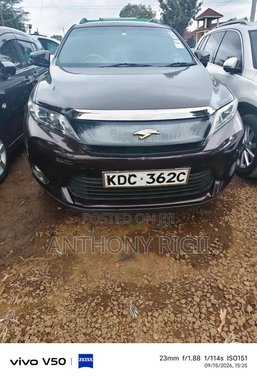 Toyota Harrier 2.0 2014 Burgundy