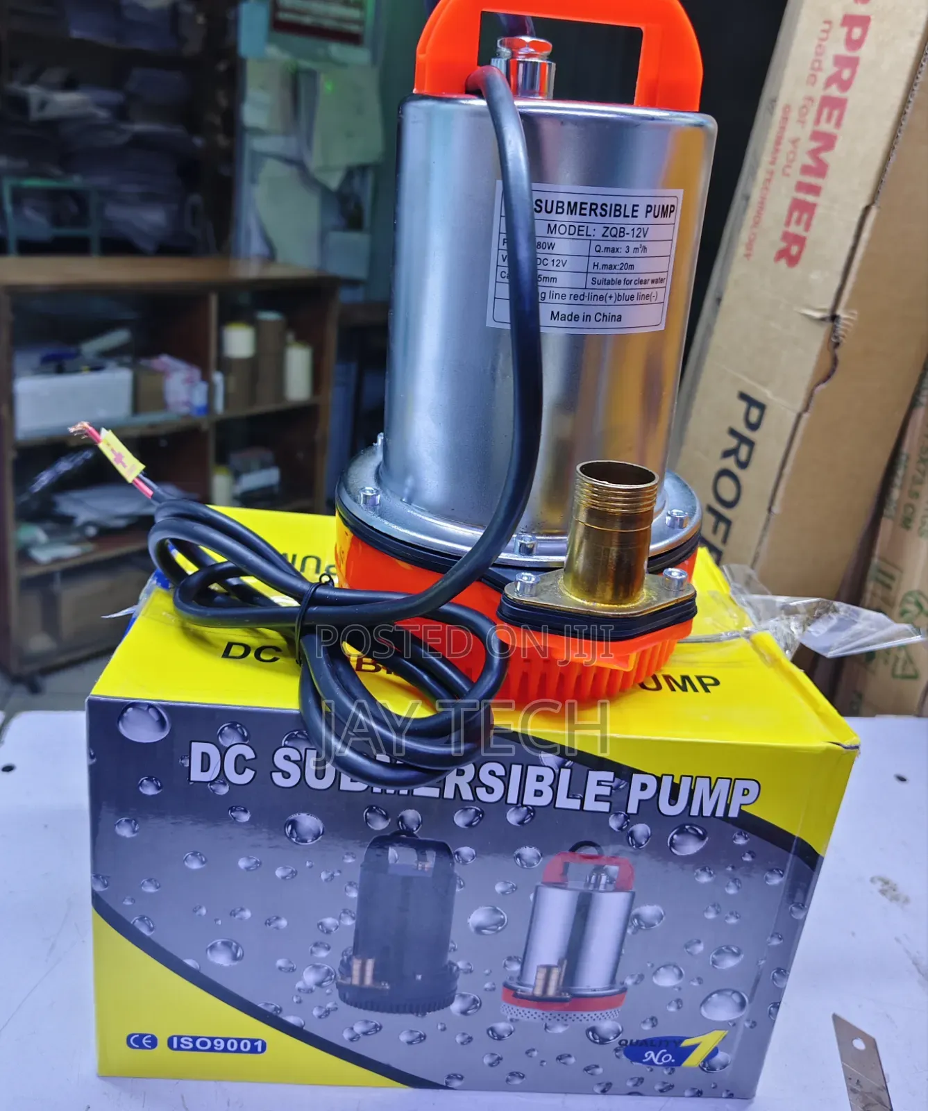 Portable 12V DC Submersible Water Pump - Brand New