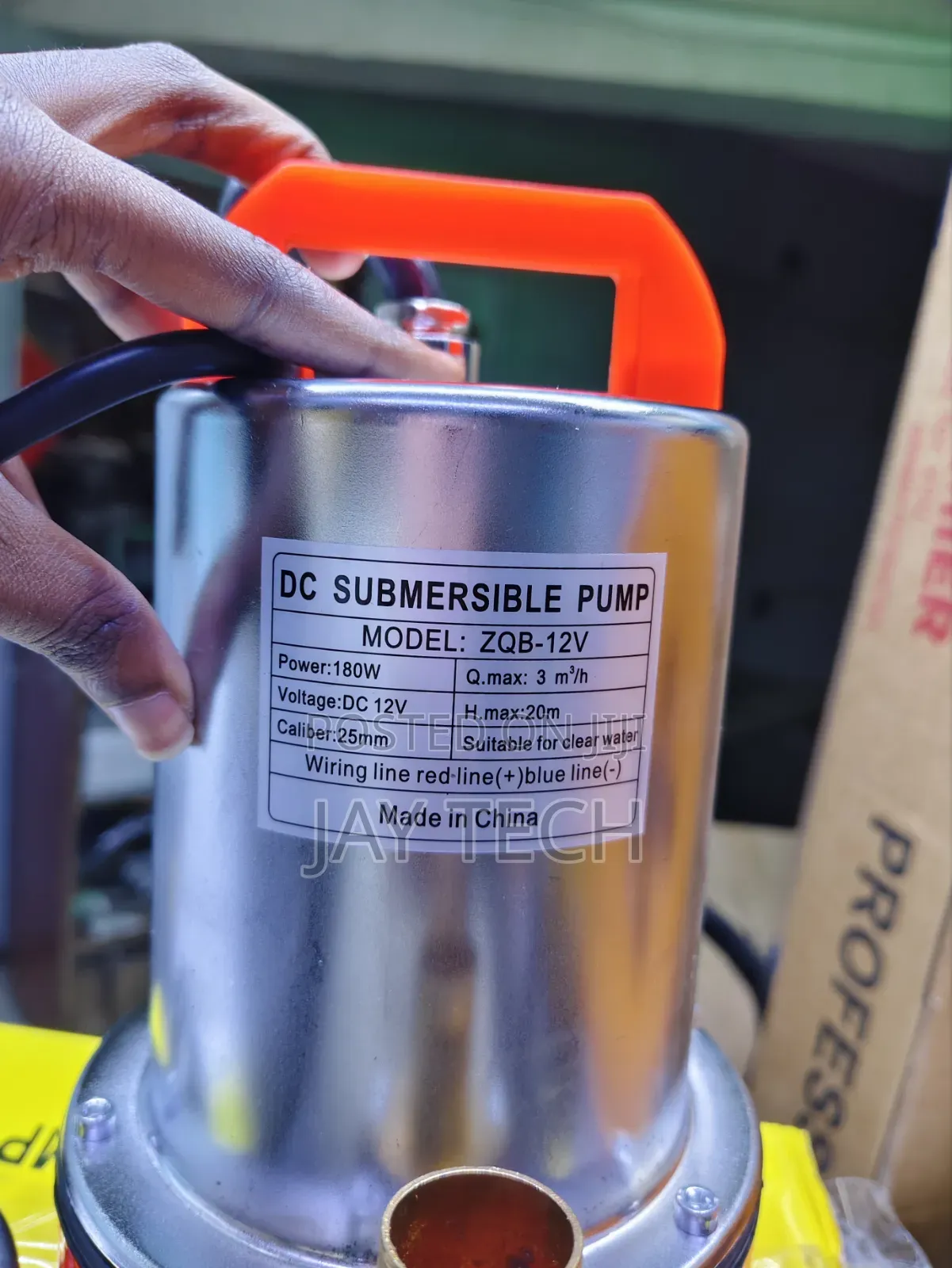 Portable 12V DC Submersible Water Pump - Brand New