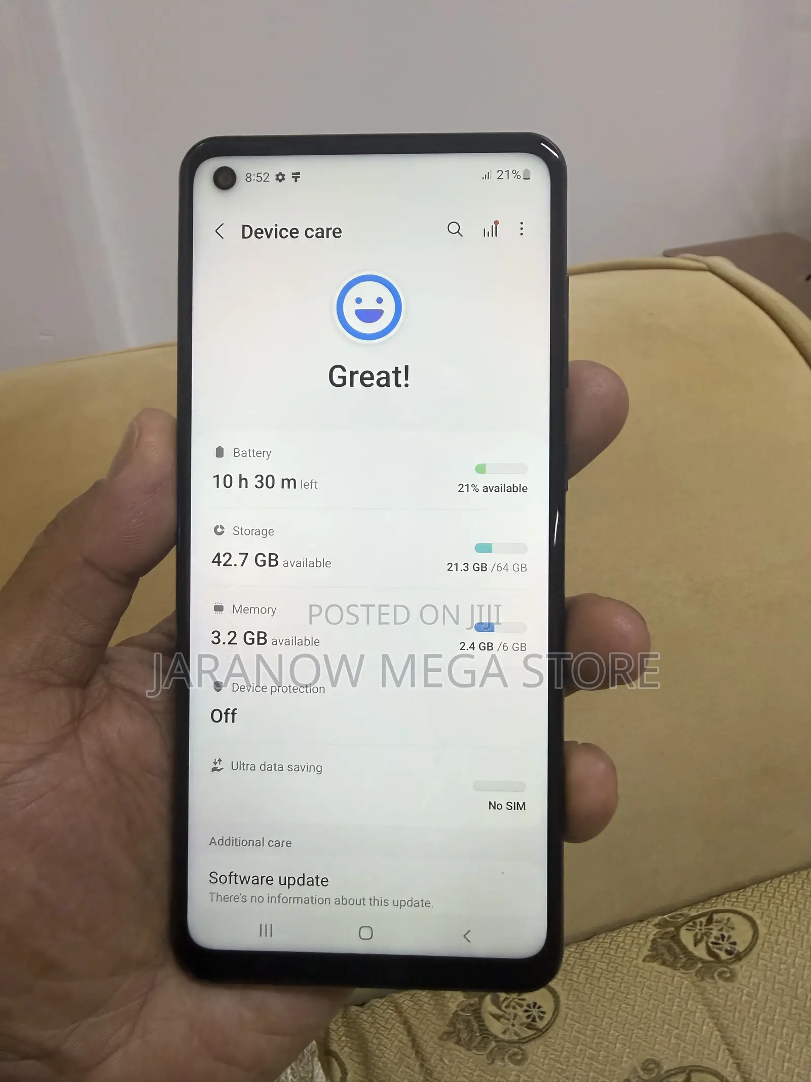 Samsung Galaxy A21s 64 GB Blue
