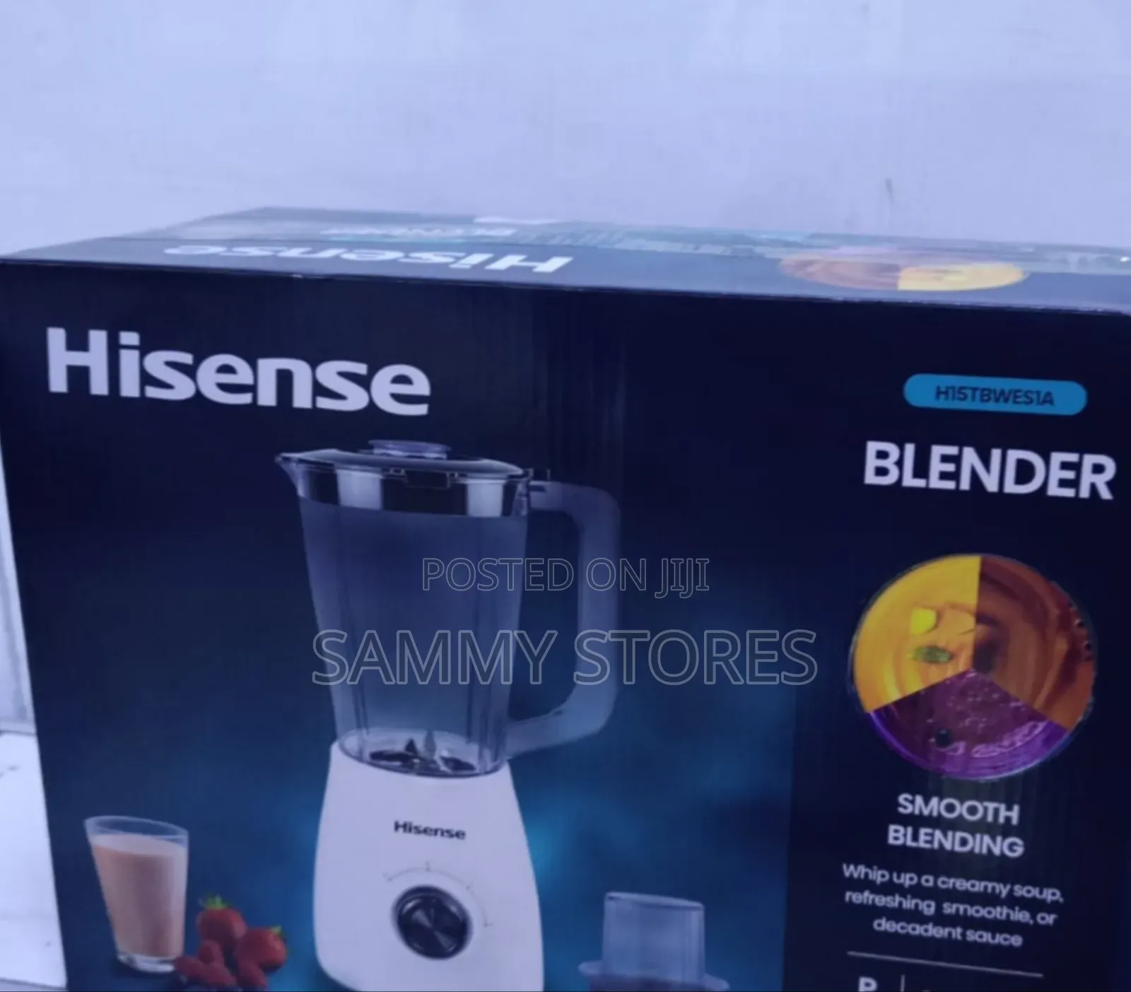 Hisense Powerful 2-in-1 Blender for Smoothies Food Preparation