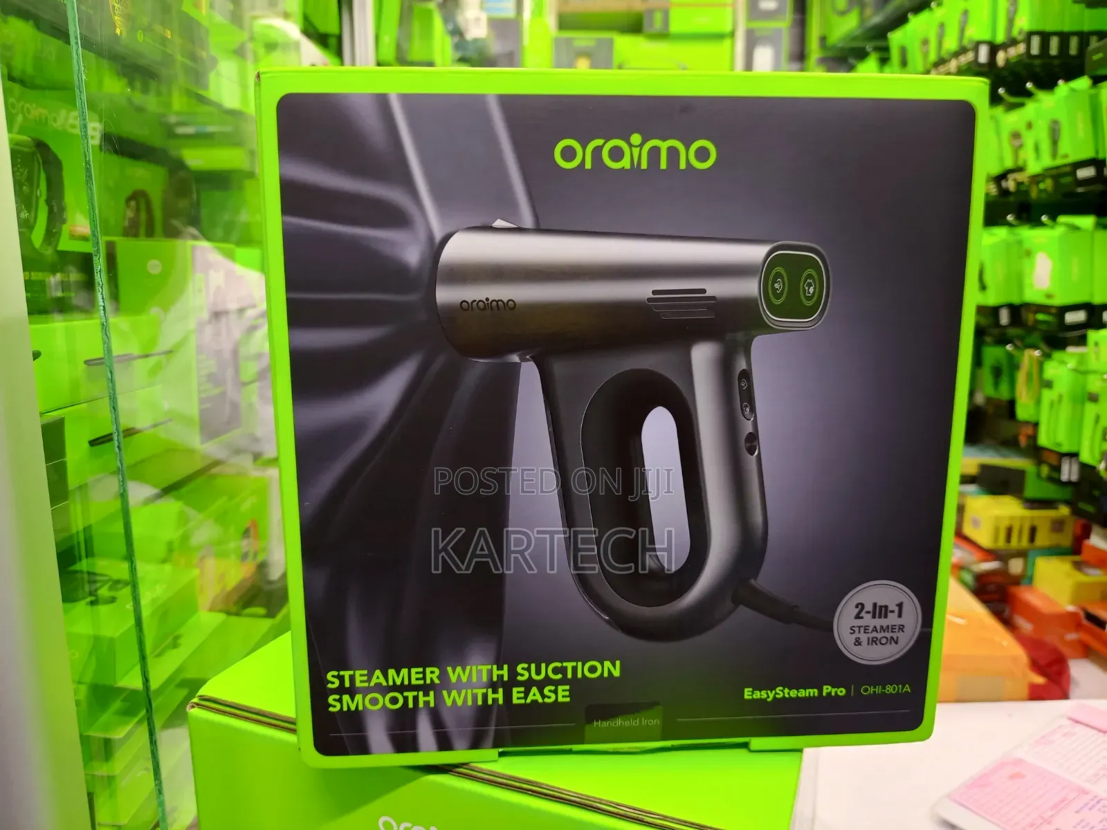 Oraimo OHI-801A EasySteam Pro Portable Steam Iron With LED Display