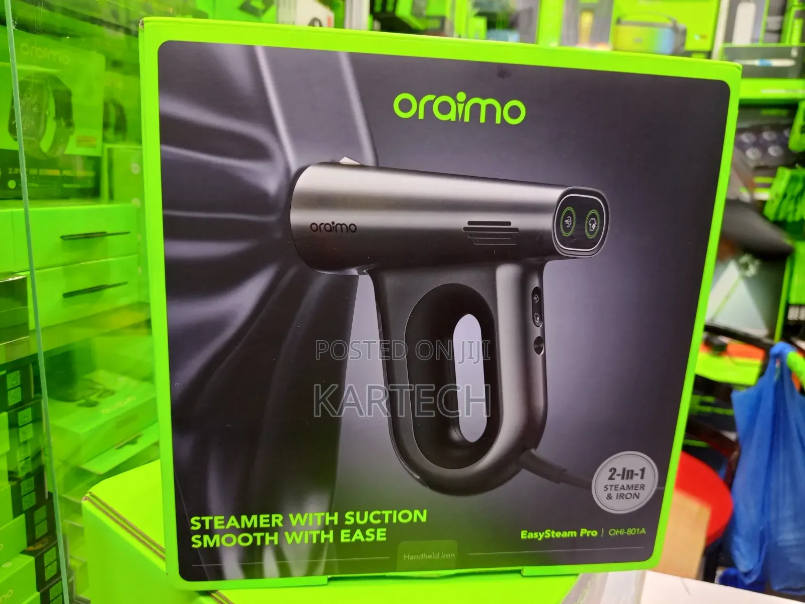 Oraimo OHI-801A EasySteam Pro Portable Steam Iron With LED Display