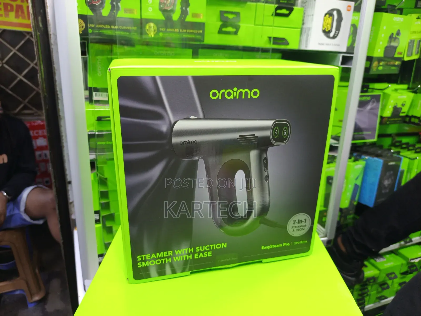 Oraimo EasySteam Pro With 2 Steam Suction Levels