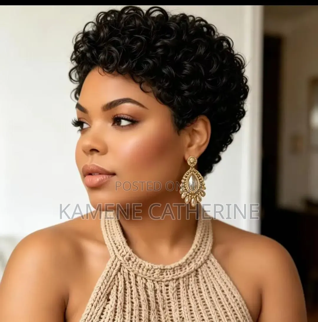 Water Human Short Wig