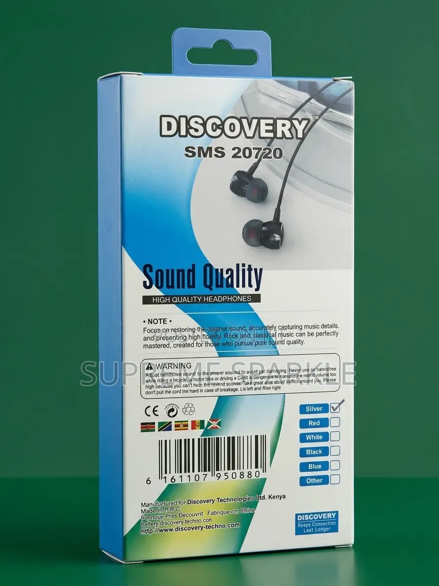 Discovery M52 Metal Wired Earphones 3.5mm