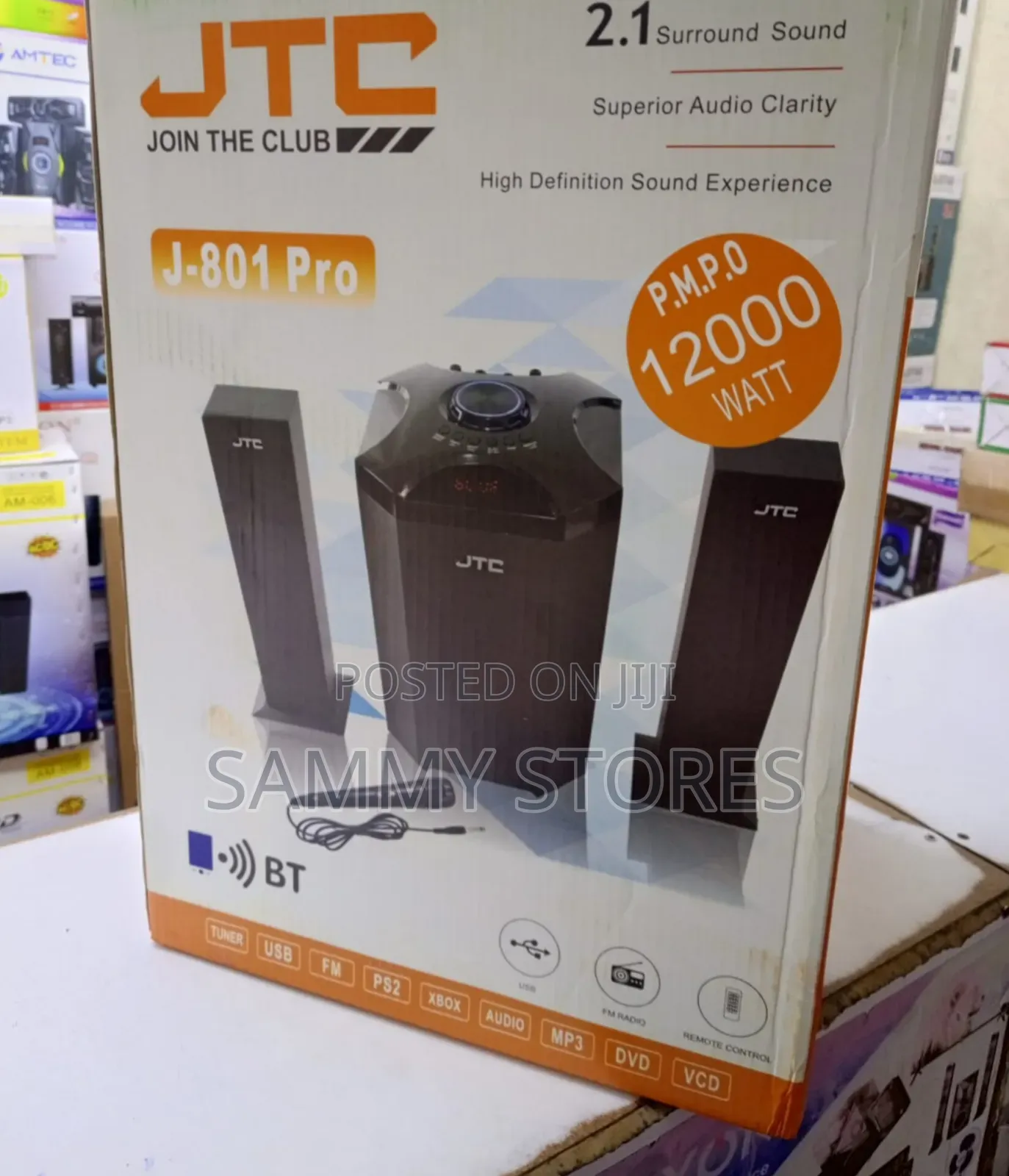 JTC Mtungi 2.1CH Bluetooth Home Theatre With USB FM