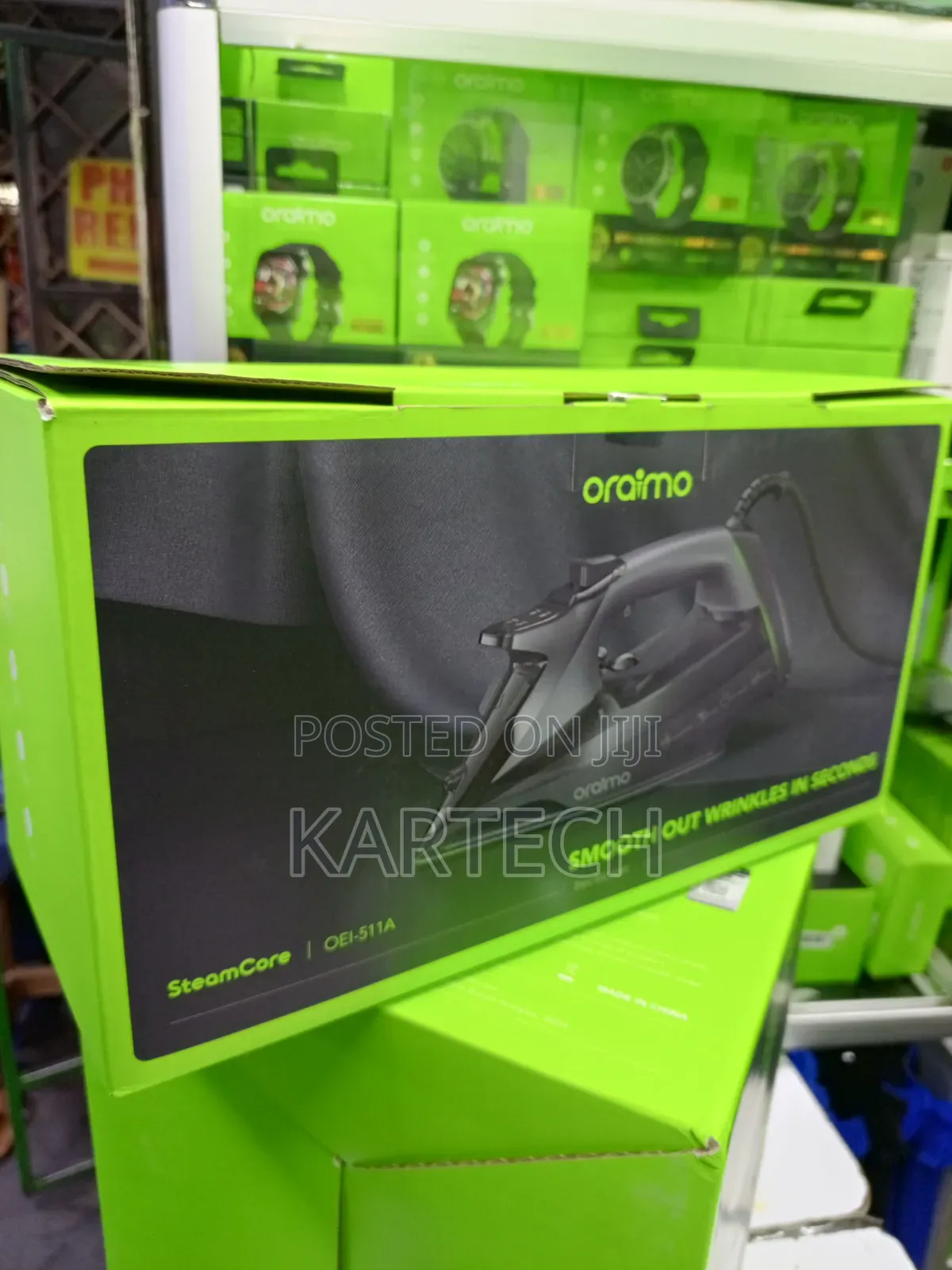 Oraimo SteamCore OEI-511A 2500W High-Power Steam Iron With LED Display
