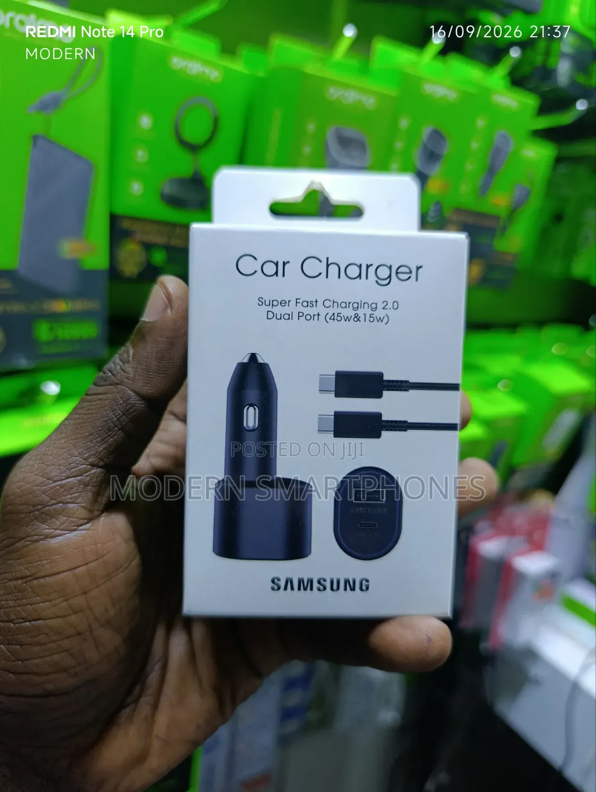 Samsung Super Fast Dual Car Charger (Model EP-L5300) 45W USB